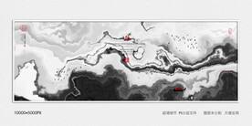 墙体水墨装饰画