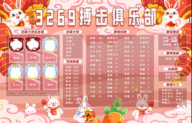 红色俱乐部背景海报