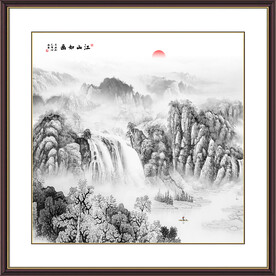 源远流长国画山水