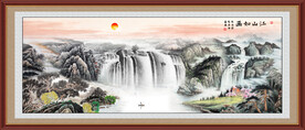 源远流长山水国画