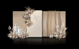 香槟色婚礼效果图