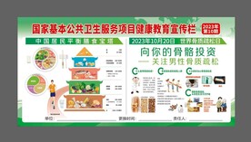 健康教育宣传栏  公共卫生服务