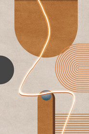 现代抽象几何装饰画