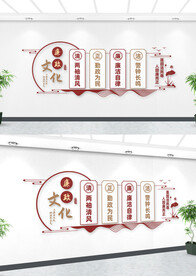 中国风廉政党风廉政建设文化墙