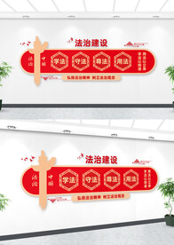 法治建设文化墙
