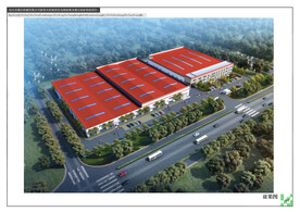 工厂整体规划设计案例鸟瞰图