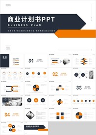 橙黑通用融资商业计划书PPT