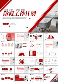 阶段季度述职报告工作计划ppt