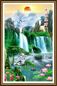 迎客松流水生财