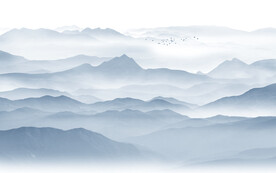 山水水墨画