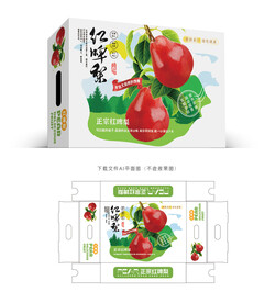红啤梨包装 