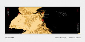 中国风玄关意境装饰画