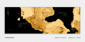 抽象禅意水墨肌理