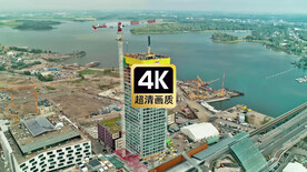 海边开发区在建大楼