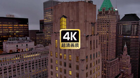 商务大厦摩天大楼特写