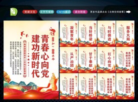共青团展板 
