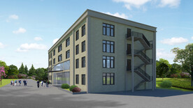 办公楼建筑外观设计案例效果图