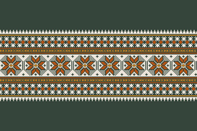 传统风格矢量布料图案