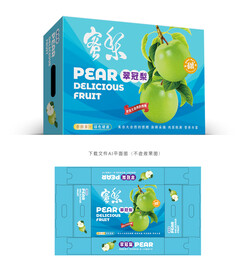 高档翠冠梨包装 
