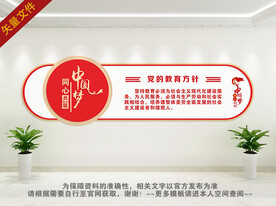 教育方针文化墙