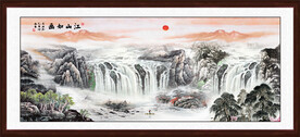 大厅山水画