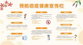 预防癌症宣传栏