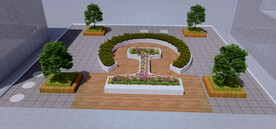 花坛设计案例效果图