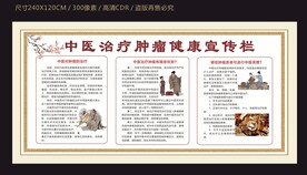 中医治疗肿瘤宣传栏