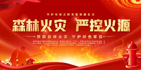 森林防火展板