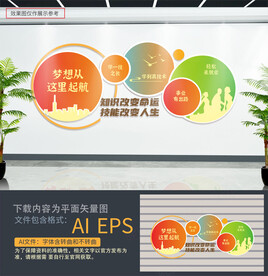 职业教育文化墙