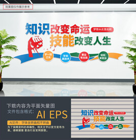 职业教育文化墙