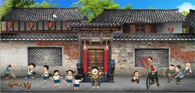 复古怀旧80后90后童年背景墙