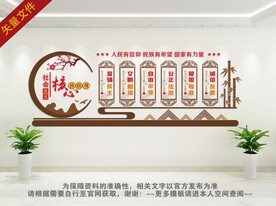 社会主义核心价值观文化墙