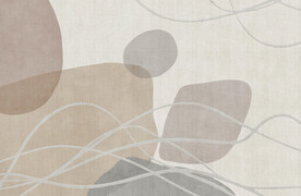 抽象色块浅灰地毯