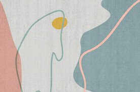 抽象色块地毯图案