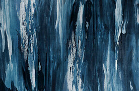 深蓝色抽象地毯