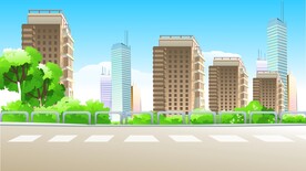 卡通城市外景设计
