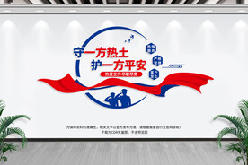 保安公司文化墙