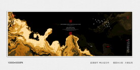 高端水墨丝绸印花