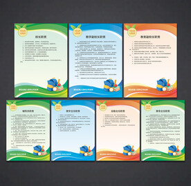 学校职责 制度展板