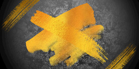 金箔水墨毛笔笔刷素材