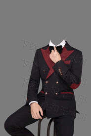 高清男士形象照工作商务照模板