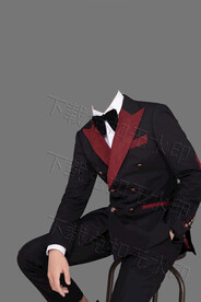 高清男士形象照工作商务照模板