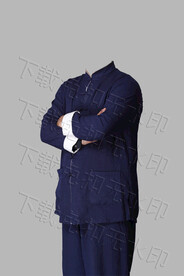 高清男士唐装国服汉服形象照模板