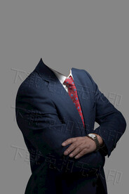 高清男士形象照工作商务照模板