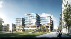 高层商业综合体建筑幕墙表现