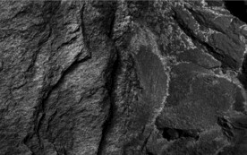 3D黑色岩石纹理背景墙