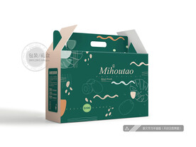 猕猴桃包装 平面图