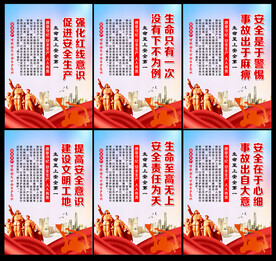 安全生产月展板