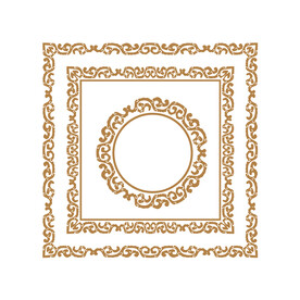 矢量简约浪花龙纹